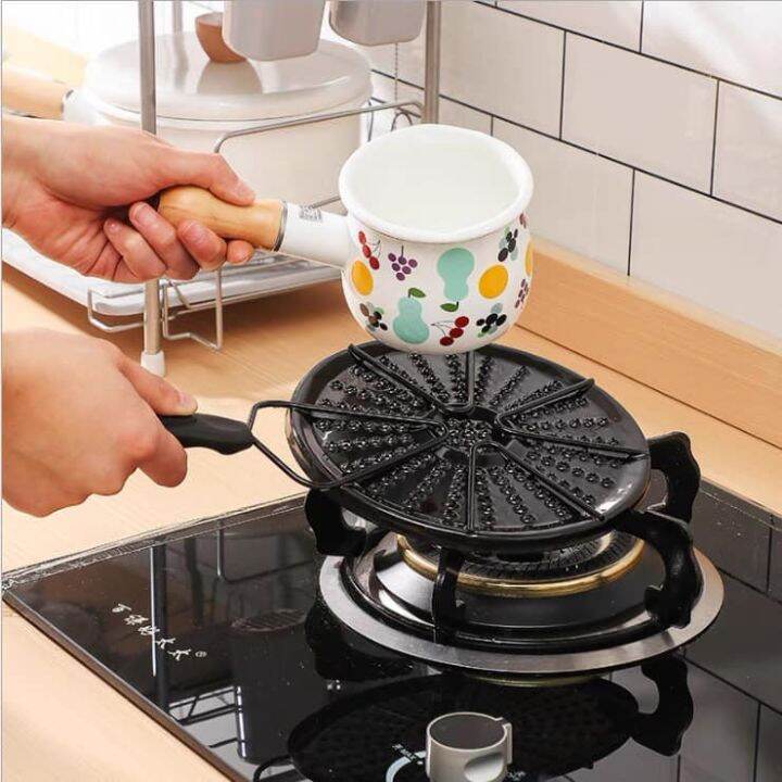 19CM Cooking Induction Hob Converter Heat Diffuser Disc Adapter Plate