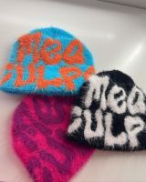 Beanie Quality Rabbit Fur cashmere Cap Hoods Beanies Y2K Men Women Hat Kpop Ins Net Red Design Caps Hats Winter