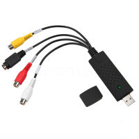 kebidumei USB 2.0 to RCA Cable Adapter Converter For Audio S-Video Capture Card Adapter PC Cable For TV DVD VHS Capture Device