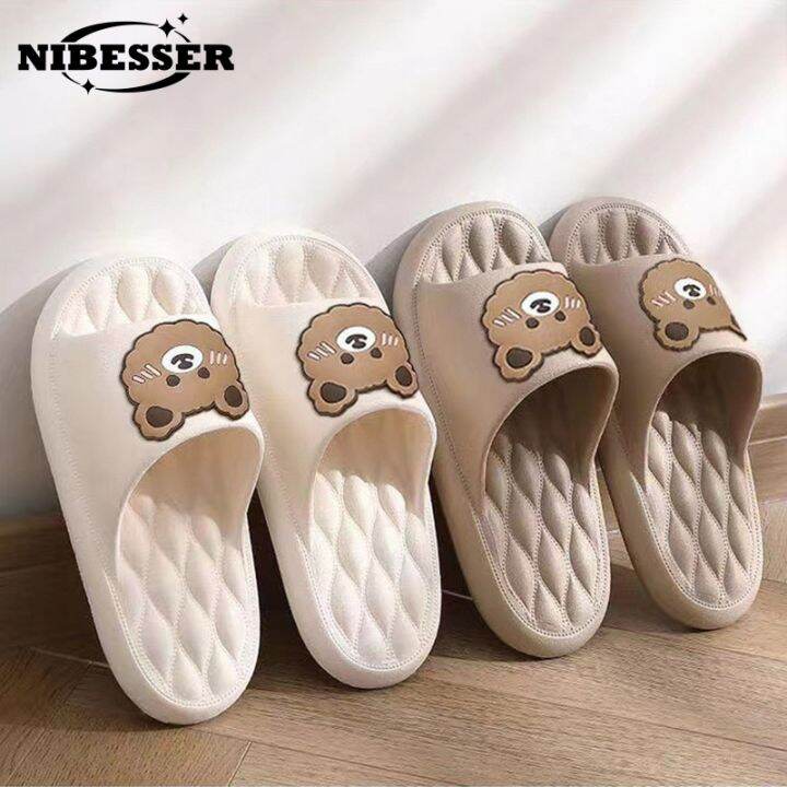 cartoon-slippers-for-men-summer-beach-slides-cute-bear-flip-flops-men-thick-indoor-bathroom-anti-slip-sandals-women-couple-shoes