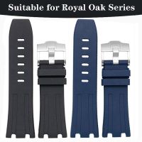 ┅ Silicone Watch Accessories Band for AP Audemars Piguet 15703 15710 26067 26470 26178 Royal Oak Offshore 28mm Sports Watch Straps