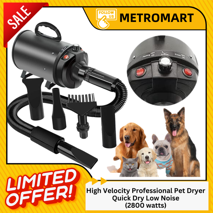 Heavy Duty Pet Dog Grooming Dryer Blower High Velocity Dryer and Low