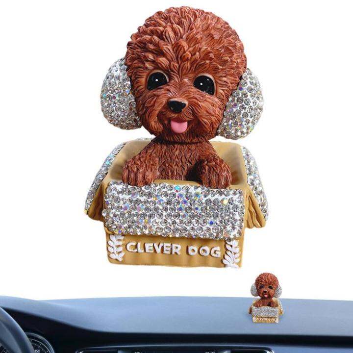 car-bobblehead-dashboard-bobbleheads-dog-poodle-for-car-with-rhinestones-3d-realistic-vehicle-automobile-dashboard-bobble-head-decor-car-acessories-fit