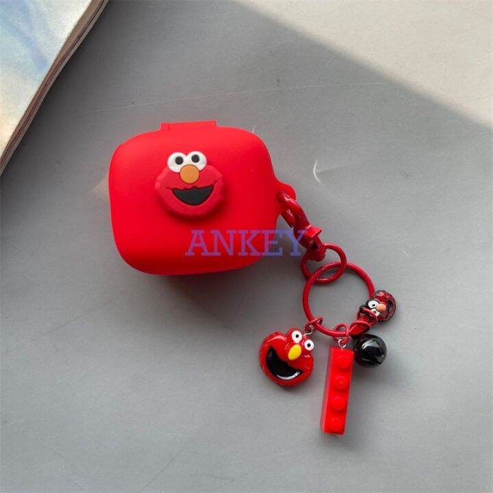 suitable-for-beats-powerbeats-pro-studio-buds-fit-pro-เคสหูฟังซิลิโคน-น่ารัก-เซซามีสตรีท-เอียร์บัด-กันน้ํา-กันกระแทก-นิ่ม-ป้องกัน-หูฟัง-ผิวหนัง