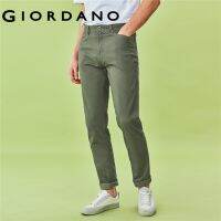 [A Flexible]ฮันนี่☜กางเกงคาร์โก้ขายาวทรงปกติขึ้นปานกลางยืดได้ GIORDANO ผู้ชาย01118027