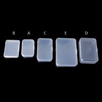 Rectangle Plastic Storage Case Collection Jewelry Container Business Card Hardware Tool Accessories Organizer Holder