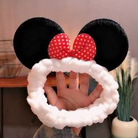 Bando telinga minnie bow mouse wanita aksesori rambut ikat kepala Aksesori rambut