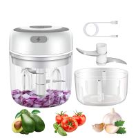 【CC】❂  Electric Food Garlic Masher crusher USB Meat Grinder Vegetable for Gadgets