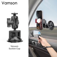 Vamson จุกดูดรถหัวลูกบอลปรับคู่360 ° สำหรับสมาร์ทโฟนสำหรับ X3 Insta360สำหรับ Gopro Hero 11 10 9 8 7 6