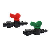 ■✻ Water flow Control Valve Agriculture Irrigation Hose connector 13mm to 10.5mm Drip tape Bypass valve Garden accessories 2 Pcs