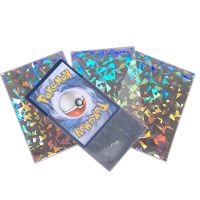 50pcs 66x91mm Soft Trading Laser Card Film Sleeve Transparent Pokemon Game Protector Folder Yugioh Baseball Cards Case Holder