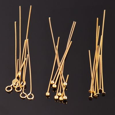 100pcs 316L Stainless Steel Head pins Eye Pins Findings For Diy Jewelry Making Jewelry Accessories Supplies