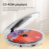 เครื่องเล่นซีดีแบบพกพาพร้อมหูฟังแบบมีสาย3.5มม. จอแสดงผลดิจิตอล CD Walkman Music Reproductor รองรับการ์ด TF 5 EQ Sound Effects