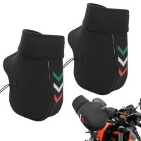 Motorcycle Handlebar Cover Rainproof Riding Protective Handle Bar Muff Windproof Winter Warmer Thermal Gloves for Riding Cycling best service