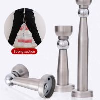 【LZ】∏♈❈  Door Stopper Stainless Noiseless Windproof Anti-rust Doorstop Heavy-Duty Indoor Furniture Hardware Hom Bathroom Toilet