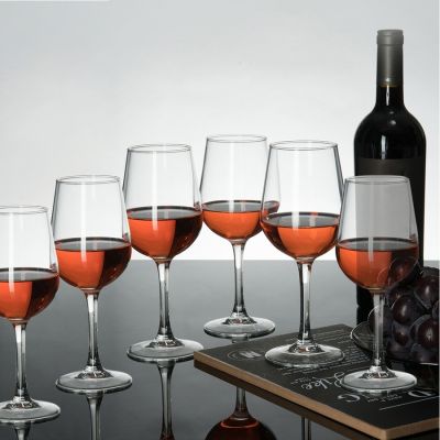 แก้วไวน์ แก้วทรงสูง แก้วน้ำ แก้ว แก้วแชมเปญ ของขวัญ ของฝาก ของที่ระลึก 388ml. (6ใบ/แพ็ค)