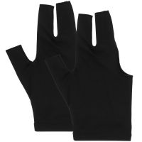 Three Finger Gloves Billiard Cue Yoyo Breathable 3 Fingers Show Accessories Nylon Professional Pool Dedicated 3-finger Snooker