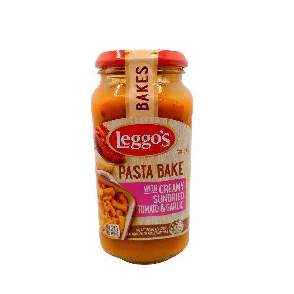 Leggos Pasta Bake with Creamy Sundried Tomato & Garlic Pasta Sauce