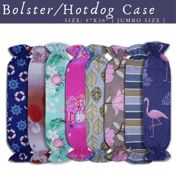 [Bolster Pillow Case] Hotdog Pillow Case Semi Canadian Cotton Large