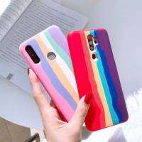 เคสสีรุ้งงานกํามะหยี่ Vivo​  Y12A Y11/Y12/Y15/Y17/Y91c​/Y1s​/Y20​/Y20S​/Y20i​/Y12s​/V9/Y91​/Y93/Y95