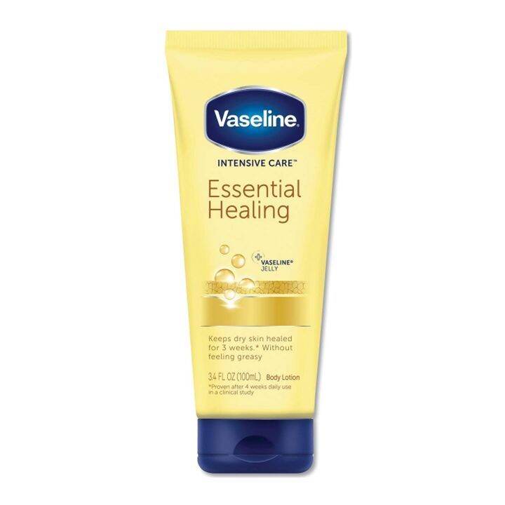 Vaseline Intensive Care Essential Healing Body Lotion 100ml Squeeze ...