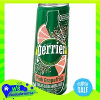 ☑️Free Shipping Perrier Sparkling Natural Mineral Water Beverage With Grapefruit Flavor 250Ml  (1/Kor.) Fast Shipping.