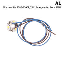 Bali 2W 3W 6W AC 220V โคมไฟวงกลมปรับปรุงแสงแพทช์โคมไฟสีขาวอบอุ่นเย็นลูกปัดสำหรับหลอดไฟไม่จำเป็นต้องไดรเวอร์ชิปนำ