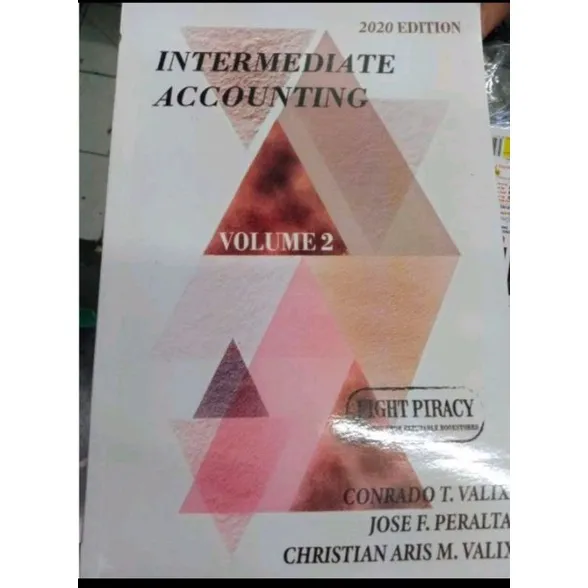 INTERMEDIATE ACCOUNTING VOLUME 2 2020ed.by Valix Lazada PH