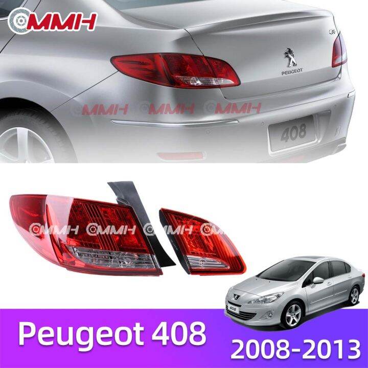 For Peugeot 408 2008-2012 Tail Lamp Rear Lamp Tail Light Lampu Taillamp ...