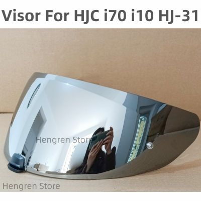 【LZ】┋☾  Protetor solar Windproof capacete protetor lente viseira espelho irídio Revo Anti-UV Moto Anti-UV HJC i70 i10 HJ-31