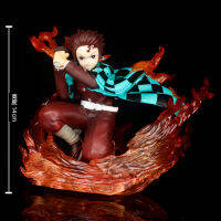 Ghost Blades รุ่นที่สอง Zero เปลวไฟ Tanjiro เทพเจ้าแห่งไฟ Kamura Tanjiro pvc เครื่องประดับสำหรับวัยรุ่น