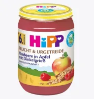 Germany Hipp Apple Raspberry Grain Puree 190g 5 months