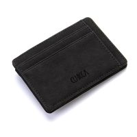 Mini Small Flap Magic Wallets Ultra Thin Men Male PU Leather Zipper Coin Purse Pouch Credit Bank Card Case Holder Bag