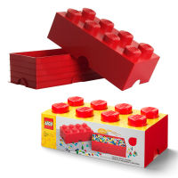 กล่องเลโก้ กล่องเก็บของ LEGO Storage Brick 8 Red 50x25x18 cm