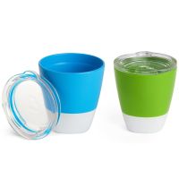 MUNCHKIN : MNK11425 แก้วหัดดื่ม Splash Cups &amp; Trainer Lids - 2pk