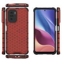 โทรศัพท์กันกระแทกเคสสำหรับ Xiaomi Poco F3 M3 X3 NFC X3 Pro F2 Pro Redmi K40 K40 Pro K30 Pro Honeycomb กรณีแฟชั่นที่มีสีสัน TPU + PC ฝาหลังปลอก