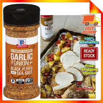 Save on McCormick All Purpose Seasoning Garlic & Onion + Black Pepper & Sea  Salt Order Online Delivery
