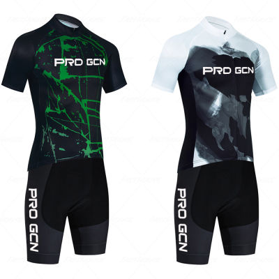 2023 PRO GCN ทีมจักรยานเสื้อผ้าผู้ชายใหม่จักรยานถนนสวมแข่งเสื้อผ้าระบายอากาศขี่จักรยานย์ชุด Ropa C Iclismo M Aillot