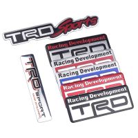 Modification upgrading Car Styling 3D Metal Racing Development TRD Sticker Emblem Decal for Toyota