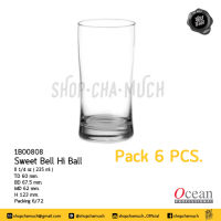 **โปรดอ่าน**  แก้ว ตรา ocean  6B00808 แก้ว SWEET BELL HI BALL 8 1⁄4 oz. (235 ml) Ocean PACK6 1B00808