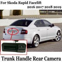 【CW】 Car Rear View Skoda 2016 2017 2018 2019 2020 2021 Facelift Original Factory Handle Reverse camera