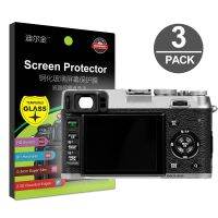 3x Tempered Glass Screen Protector for Fujifilm X-H2S X-Pro2 X-Pro1 X100s X20 X10 X-S10 X-E2S X100F X100T XA1 X-E4 XP130 XP140 Wires  Leads Adapters