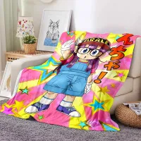 Alare Childrens Comics Blanket Sofa, Office Bedroom Air Conditioning Cover Blanket, Soft and Comfortable Bed Blanket, Customizable  3