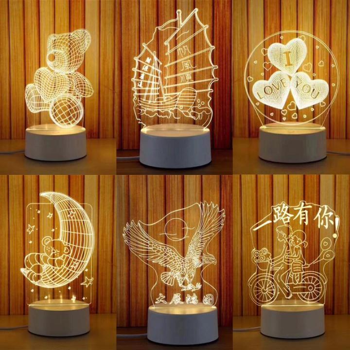 Với đèn LED 3D trang trí nhiều hình ảnh cho đèn ngủ và quà tặng, bạn hoàn toàn có thể tạo nên một tác phẩm nghệ thuật độc đáo riêng cho mình. Khả năng chỉnh sửa nhiều ảnh cho phép bạn tạo ra một chiếc đèn tùy theo sở thích của mình, từ một món quà tặng thật tuyệt vời đến một chiếc đèn ngủ độc đáo trang trí trong phòng ngủ của mình.