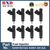 Boquilla De Inyector De Combustible Para Coche, Accesorio Para DGE Jeep 5.7L 4.7L,Chrysler 4.7L 5.7L V8 2005-2013, 1/8 Piezas 04591851AA หัวฉีดน้ำมันเชื้อเพลิง04591-851AA/