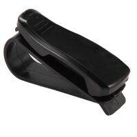 Car Clamp Clip Holder Sunglasses Billet Card for Auto Truck Black