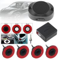 4 Black/Silver/White 16.5mm Car Original Flat Parking Sensor Car Video Parking Sensor Reverse Backup Radar Sound Buzzer Alarm Alarm Systems  Accessori