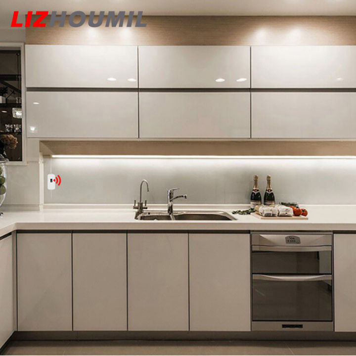 lizhoumil-แถบไฟ-led-ไฟใต้ตู้กวาดมือ-usb-โคมไฟข้างเตียงสำหรับห้องครัวห้องน้ำตู้เสื้อผ้าบันได