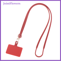 JointFlowers เชือกสร้อยซิลิโคนสำหรับโทรศัพท์มือถืออเนกประสงค์,สายคล้องคอกันสูญหายกันหายสายโทรศัพท์สีสัน