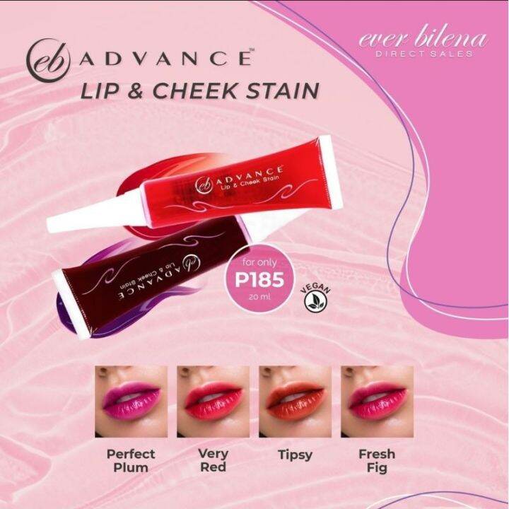 【COD】 ever bilena lip and cheek stain tint 20ml (original price 225